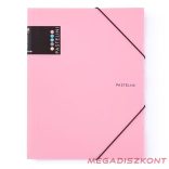 Gumis mappa PASTELINI PP A/4 pink