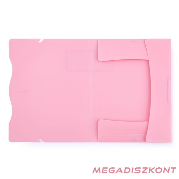 Gumis mappa PASTELINI PP A/4 pink