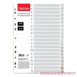 Regiszter OPTIMA A/4 műanyag A-Z