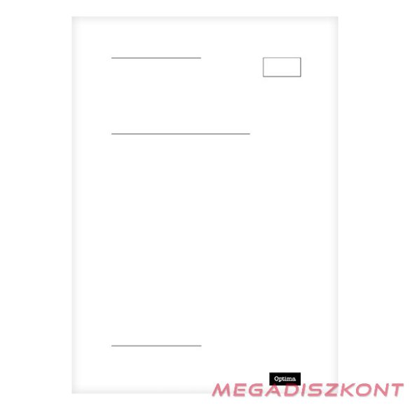 Iratgyűjtő OPTIMA A/4 90 g fehér