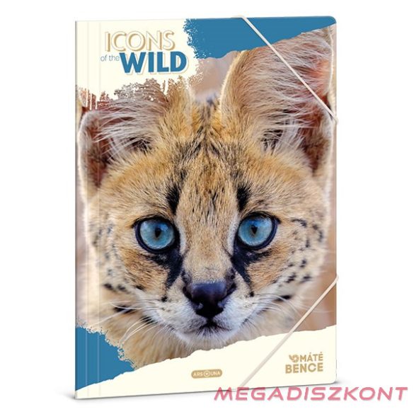 Gumis mappa ARS UNA A/4 Icons of the Wild-Serval