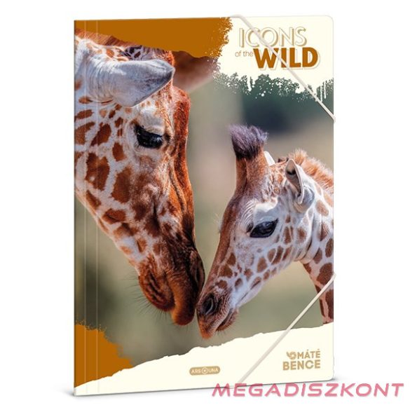 Gumis mappa ARS UNA A/4 Icons of the Wild-Giraffes