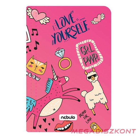 Gumis mappa NEBULO A/4 Girl Power