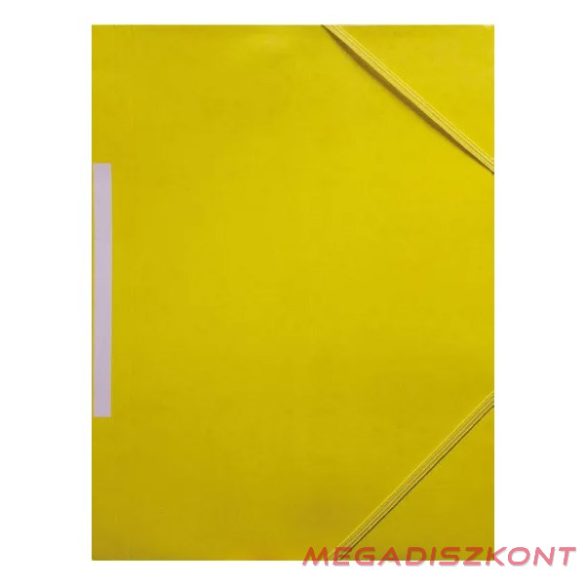 Gumis mappa OFFICE ART A/4 prespán sárga 345 g