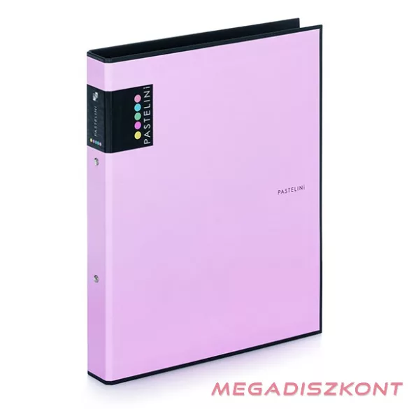 Gyűrűskönyv PASTELINI A/4 2 gyűrű PP 40 mm lila