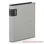 Gyűrűskönyv PASTELINI A/4 2 gyűrű PP 40 mm szürke