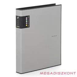 Gyűrűskönyv PASTELINI A/4 2 gyűrű PP 40 mm szürke