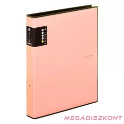 Gyűrűskönyv PASTELINI A/4 2 gyűrű PP 40 mm barack