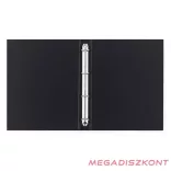 Gyűrűskönyv PASTELINI A/4 4 gyűrű PP 40 mm szürke