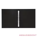 Gyűrűskönyv PASTELINI A/4 4 gyűrű PP 40 mm barack