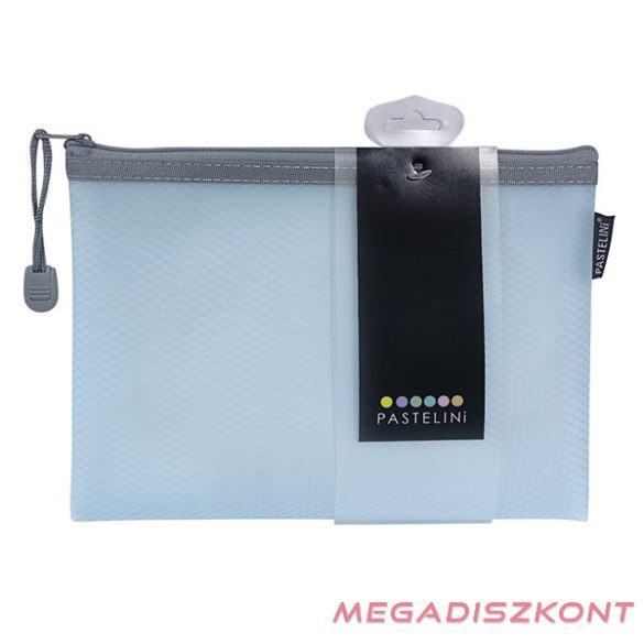 Irattasak PASTELINI cipzáras A/5 kék