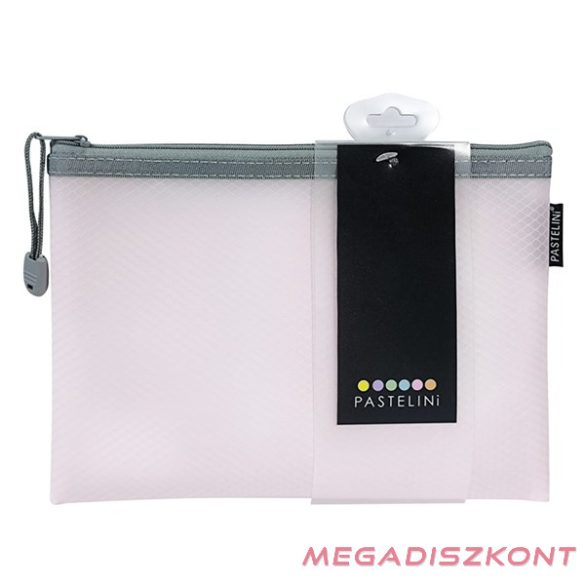 Irattasak PASTELINI cipzáras A/5 rózsaszín