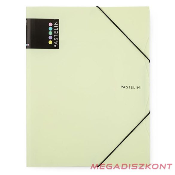 Gumis mappa PASTELINI PP A/4 sárga