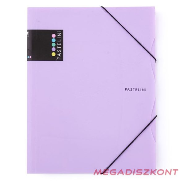 Gumis mappa PASTELINI PP A/4 lila
