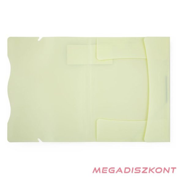 Gumis mappa PASTELINI PP A/4 sárga