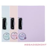 Felírótábla DELI Colorful A/4 PP fedeles fekvő vegyes pasztellszín