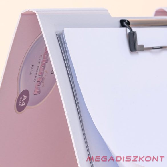 Felírótábla DELI Colorful A/4 PP fedeles fekvő vegyes pasztellszín