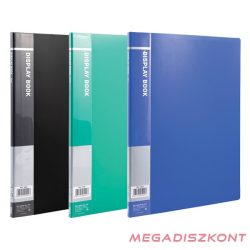 Iratvédő mappa DELI A/4 10 zsebes PP vegyes színekben