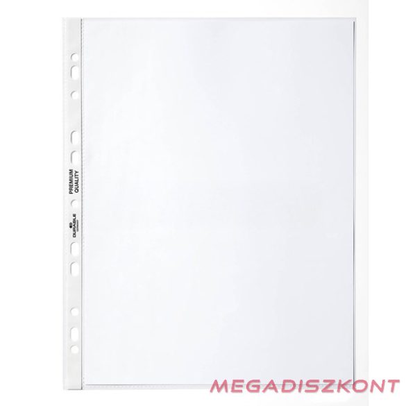 Lefűzhető genotherm DURABLE PP A/4 extra széles 90 mikron víztiszta 50 darabos