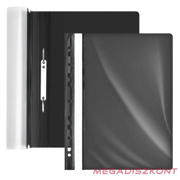 Gyorsfűző FORPUS A/4 műanyag lefűzhető fekete