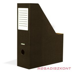 Irattartó papucs NEBULO 80 mm karton összehajtható fekete