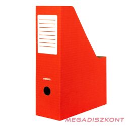Irattartó papucs NEBULO 80 mm karton összehajtható piros