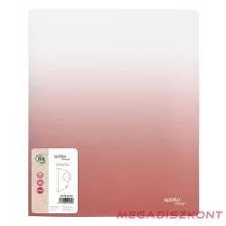   Gyűrűskönyv SPOKO ReLeaf Gradient PP A/4 20 mm 4 gyűrű rózsaszín