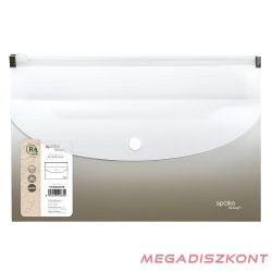   Irattasak SPOKO ReLeaf Gradient PP A/5 cipzáras és DL patentos szürke