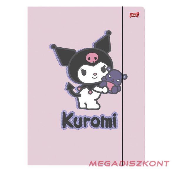Gumis mappa Kuromi rózsaszín A/4