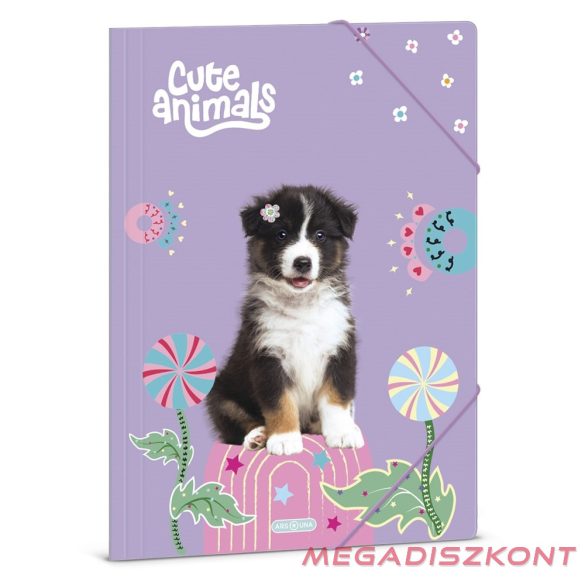 Gumis mappa ARS UNA A/4 Cute Animals-Aussie