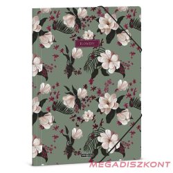 Gumis mappa ARS UNA A/4 Flowery Green 5535