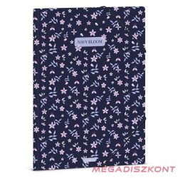 Gumis mappa ARS UNA A/4 Navy Bloom