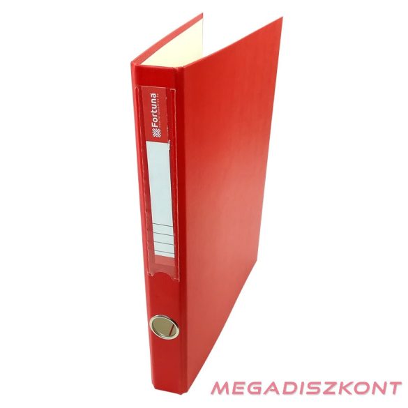 Gyűrűskönyv FORTUNA A/4 35mm 2 gyűrű piros