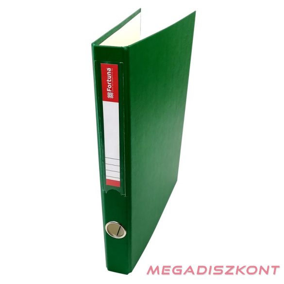 Gyűrűskönyv FORTUNA A/4 35mm 2 gyűrű zöld