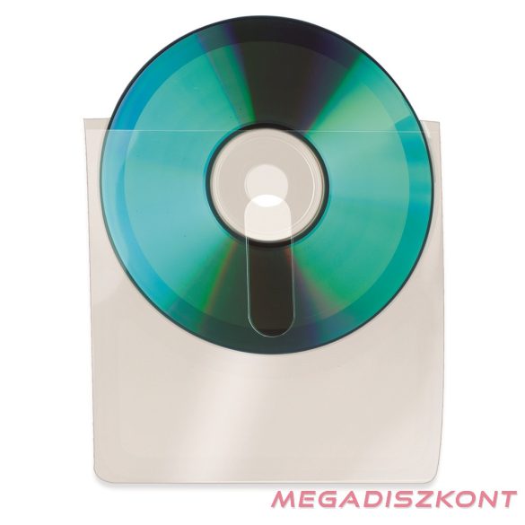 CD/DVD tartó zseb DJOIS 127 x 127 mm öntapadó 10 db/csomag
