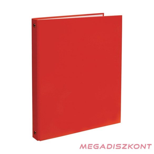Gyűrűskönyv OPTIMA A/4 4 gyűrű 30mm piros