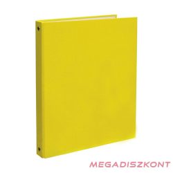 Gyűrűskönyv OPTIMA A/4 4 gyűrű 30mm sárga