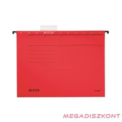   Függőmappa LEITZ Alpha Standard A/4 karton piros 25 db/doboz