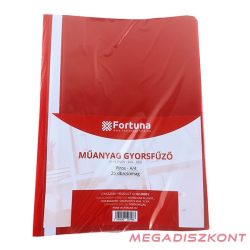 Gyorsfűző FORTUNA műanyag piros 25 db/csomag