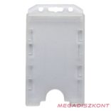 Azonosítókártya tartó Proximity álló 85x54mm opál 2 kártyás