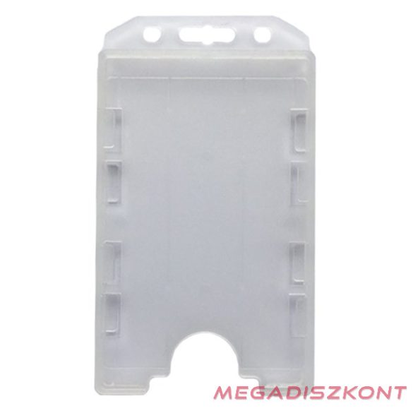 Azonosítókártya tartó Proximity álló 85x54mm opál 2 kártyás