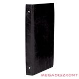 Névjegytartó ELEGANT pvc borítású karton 80 darabos fekete