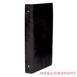   Névjegytartó ELEGANT pvc borítású karton 80 darabos fekete