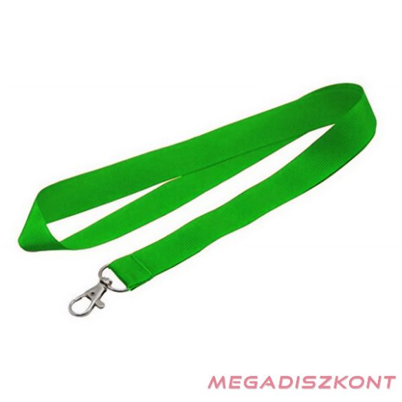 Nyakpánt színes 15 mm zöld