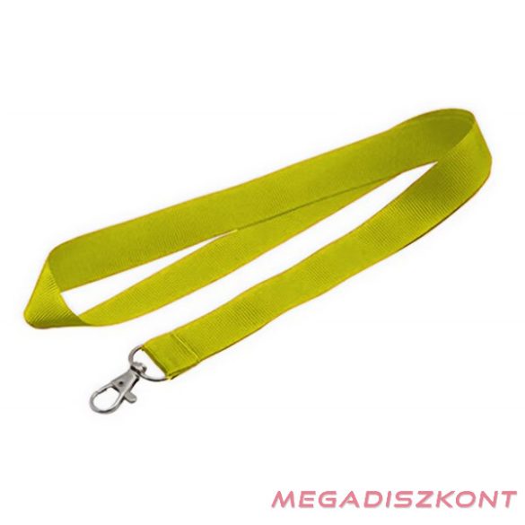 Nyakpánt színes 15 mm sárga