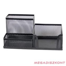 Írószertartó fémhálós asztali 3 részes