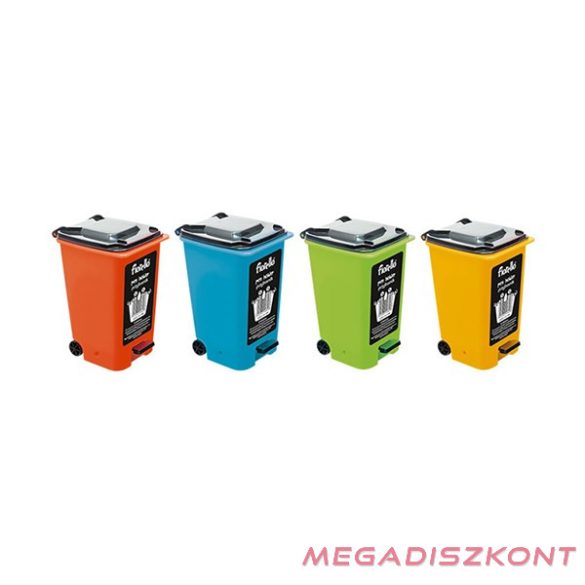 Írószertartó FIORELLO fedeles kuka vegyes színben