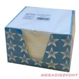 Kockatömb fehér FORTUNA 9x9x6 cm mintás tartóban