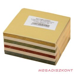 Kockatömb színes FORTUNA 8,5x8,5x5 cm ragasztott