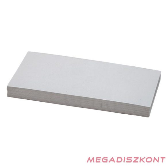 Pincérblokk fehér FORTUNA 6,5x13 cm ragasztott